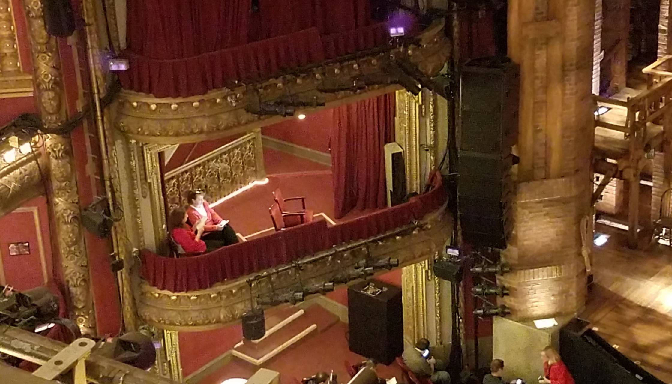 box seats in a theatre