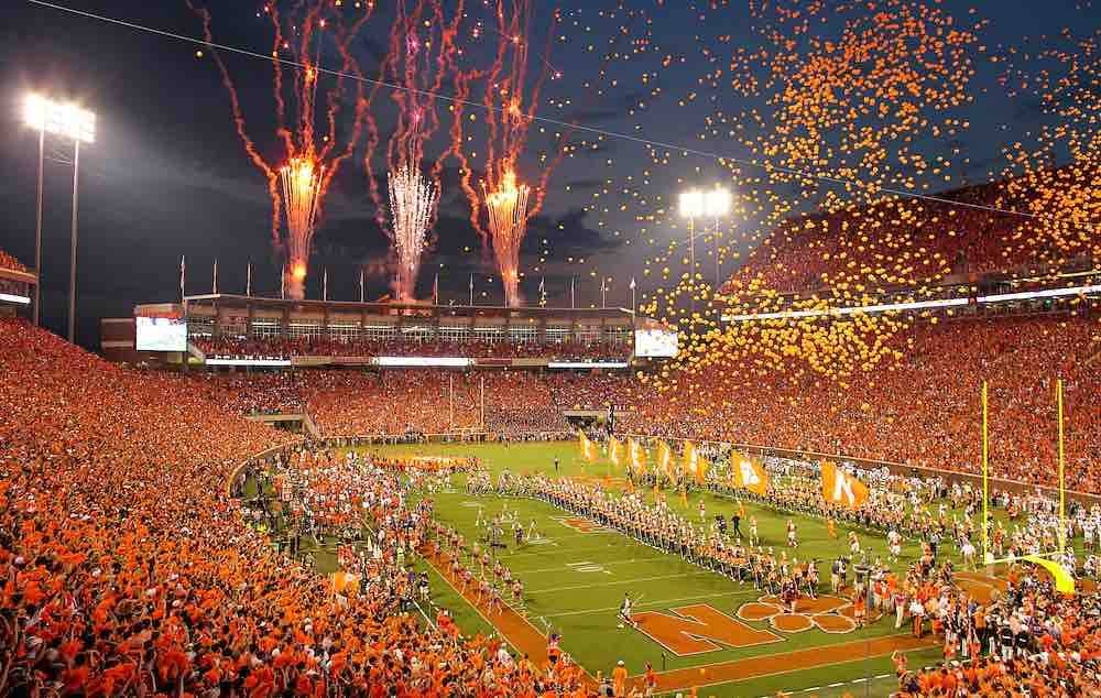 clemson players entering the field