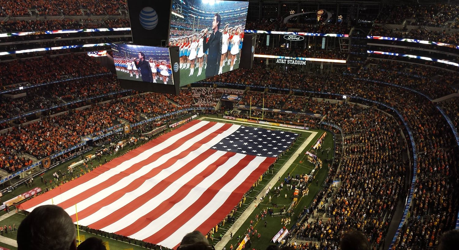 Cowboys Stadium Flag