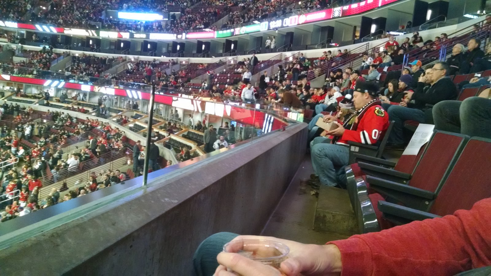 Smaller Seating Sections on the Dedicated Club Level