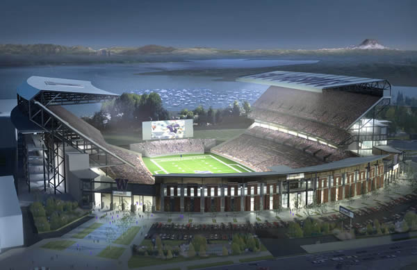 Husky Stadium Rendering