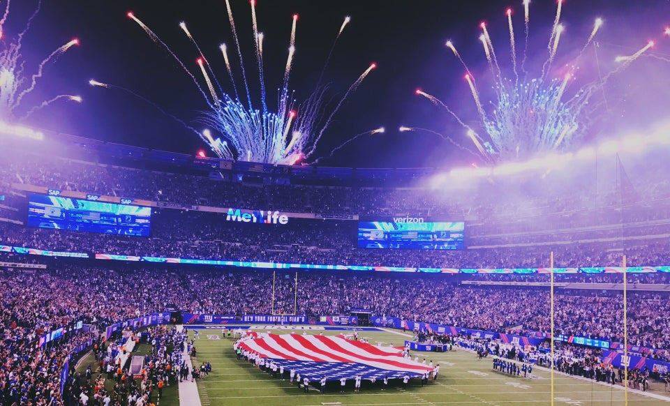 Fireworks at MetLife Stadium