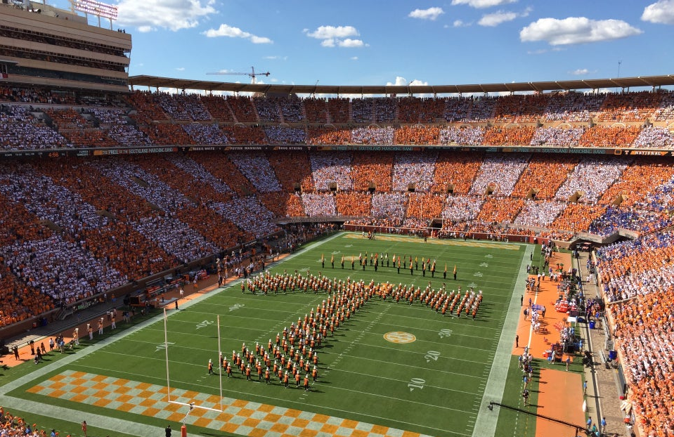 neyland stadium checkerboard