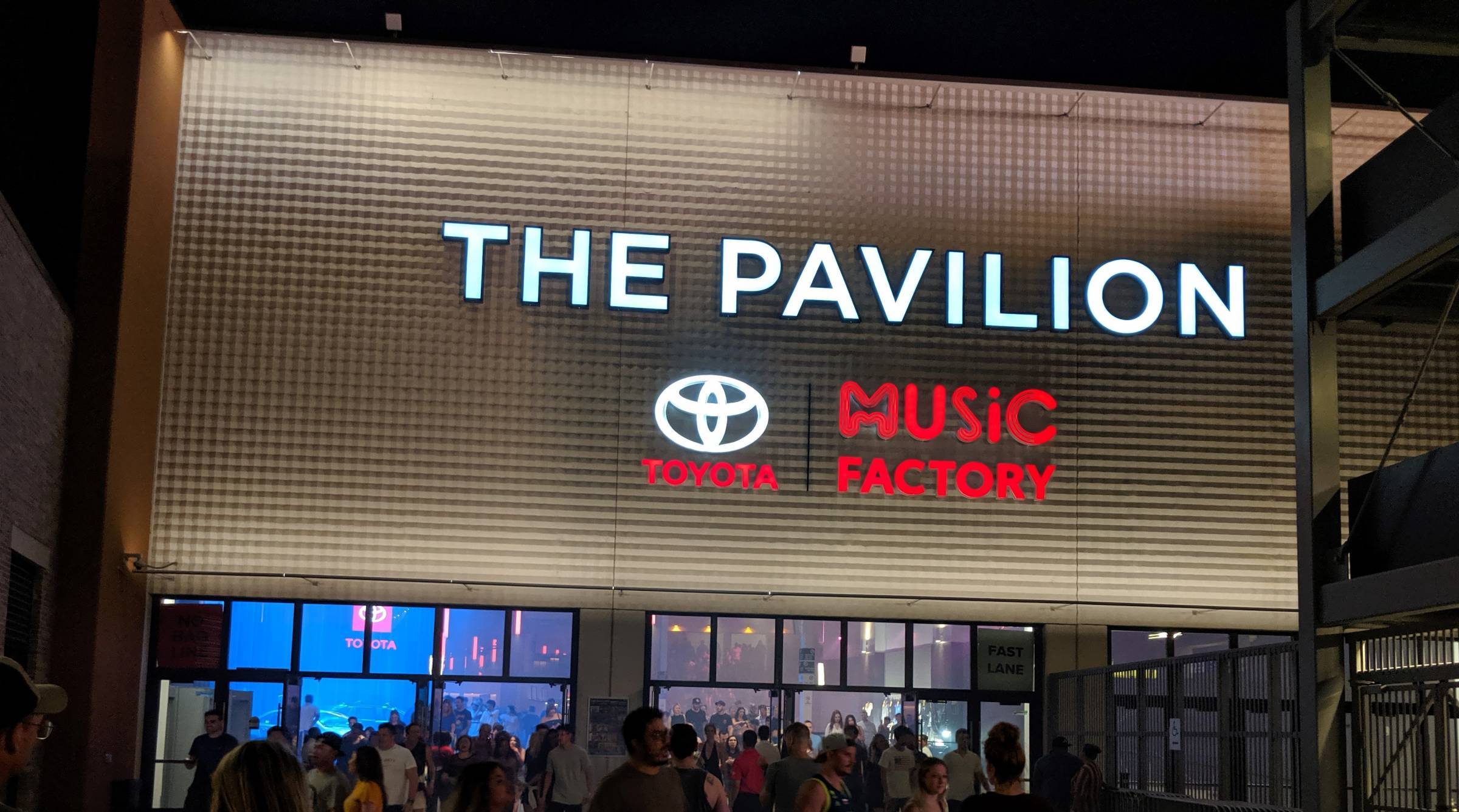 Entrance to The Pavilion at Toyota Music Factory