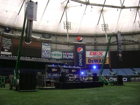 Tropicana Field Concert Stage