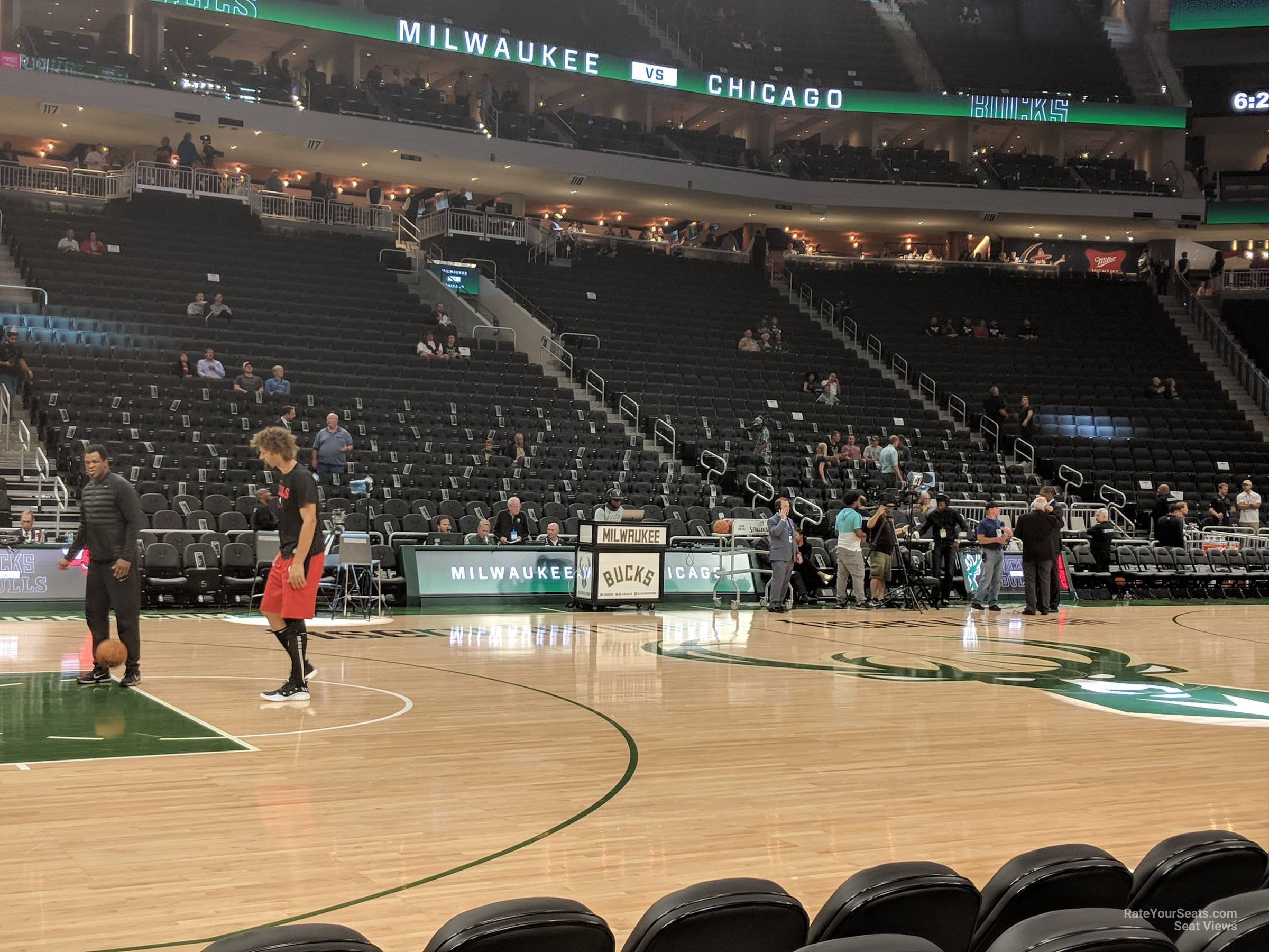 Courtside Seats at Fiserv Forum