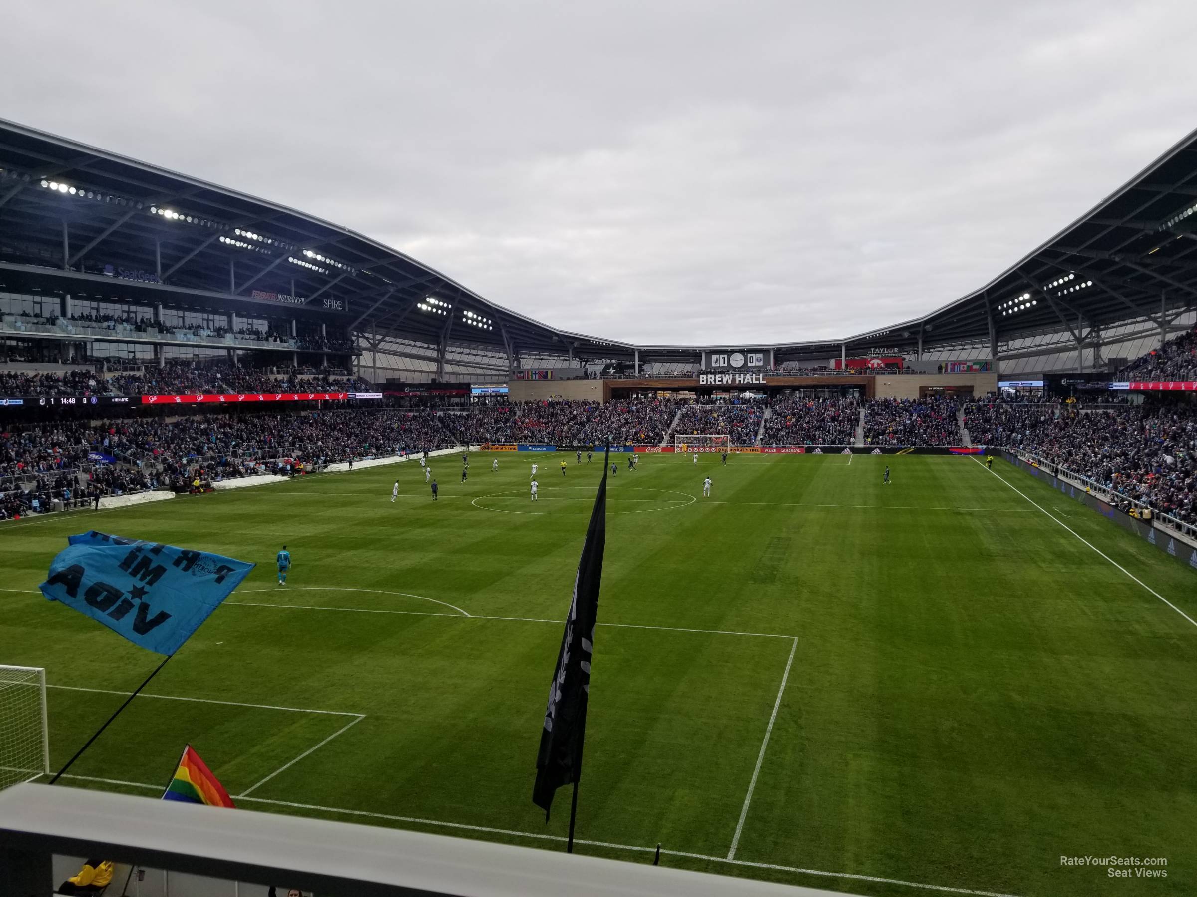 View from the Supporters Section at Allianz Field