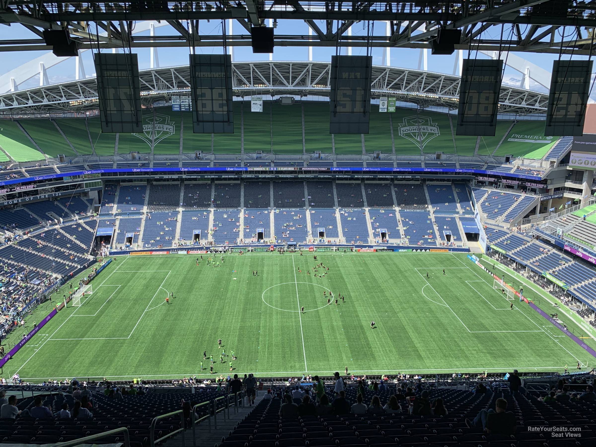 View from Section 309 at CenturyLink Field