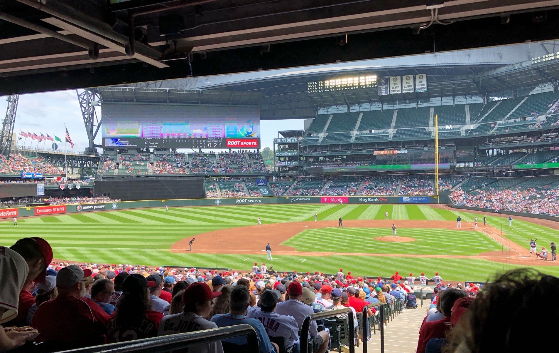 Shaded And Ered Seating At T Mobile Park Rateyourseats Com