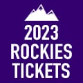 2023 Rockies tickets