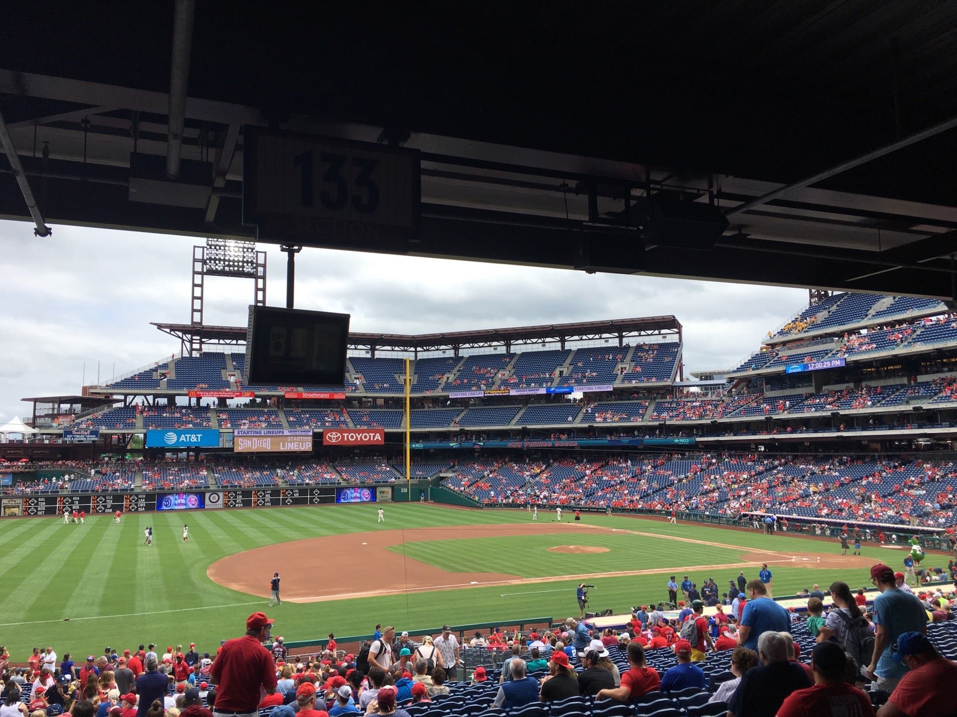 seats under overhang phillies