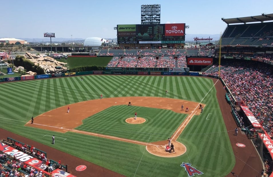 day game angel stadium