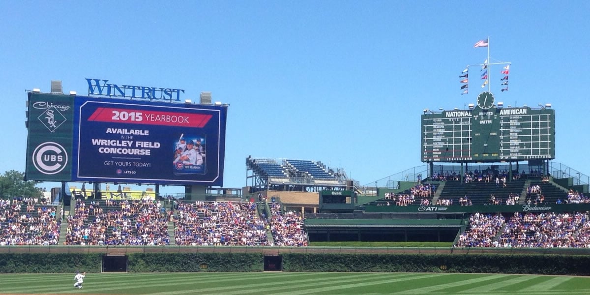 Wrigleyville Field Seating Chart