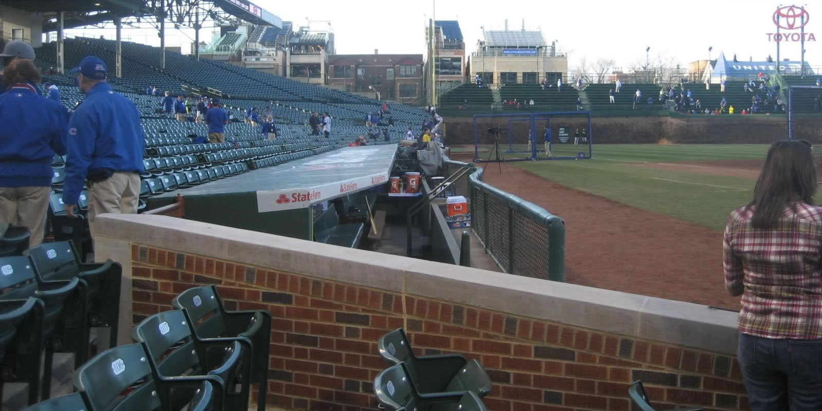 Wrigley Field Impressing a Guest
