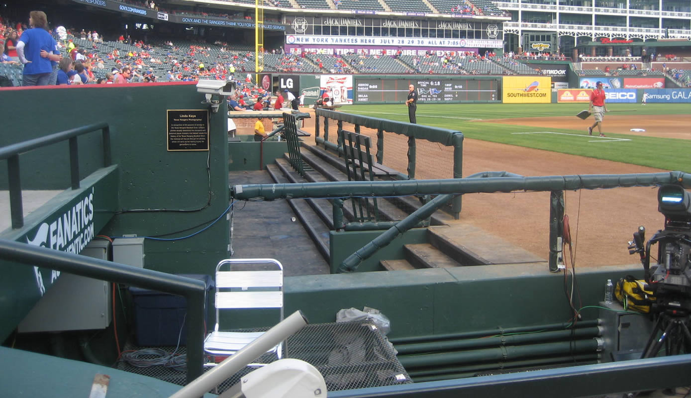 The Ballpark In Arlington Seating Chart