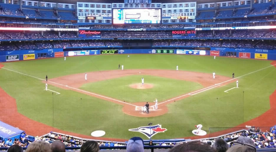 Rogers Centre Seating Chart Blue Jays Game