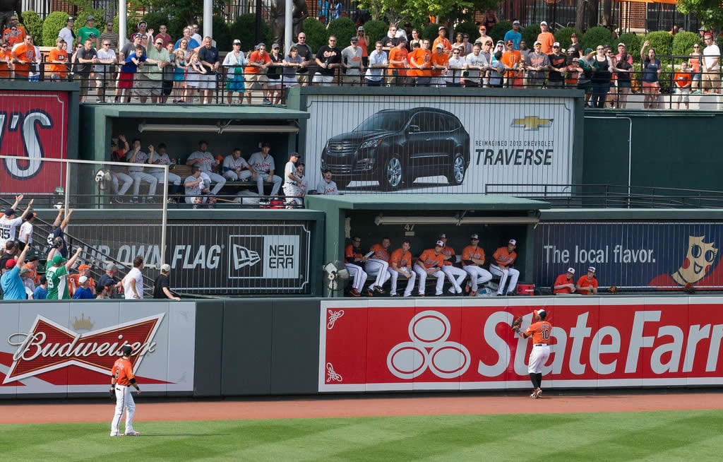 Orioles Stadium Chart