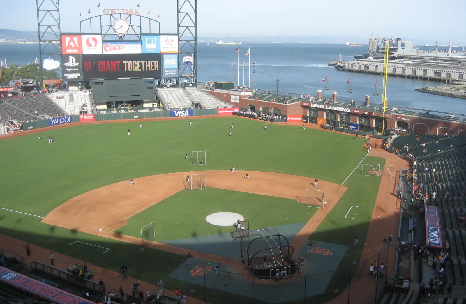 Giants Ballpark Seating Chart