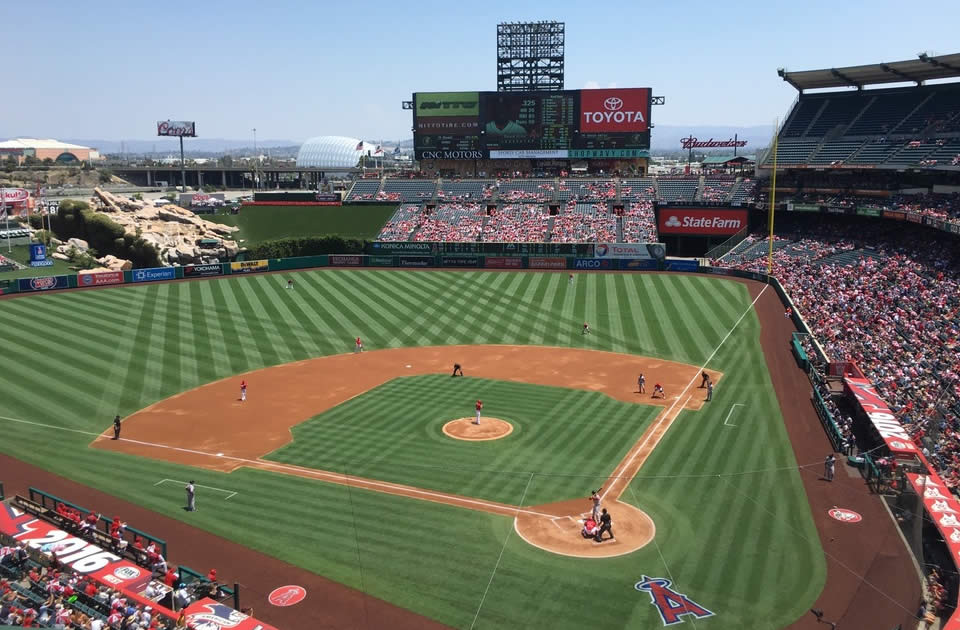 Angel Stadium Seating Chart With Rows And Seat Numbers