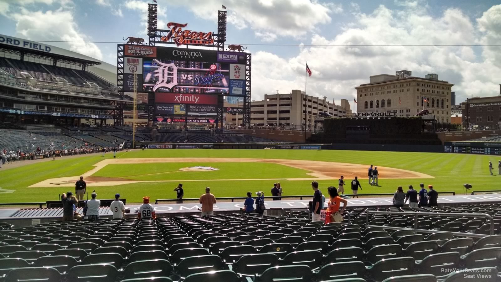 Detroit Tigers Seating Chart With Rows