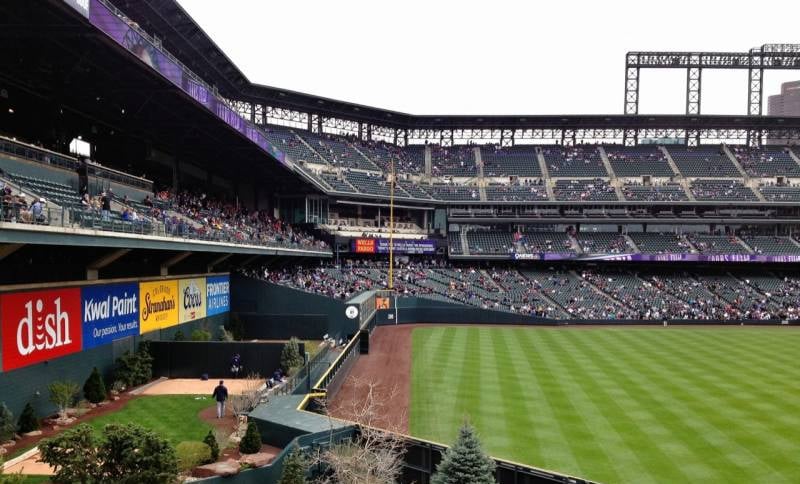 Coors Stadium Seating Chart