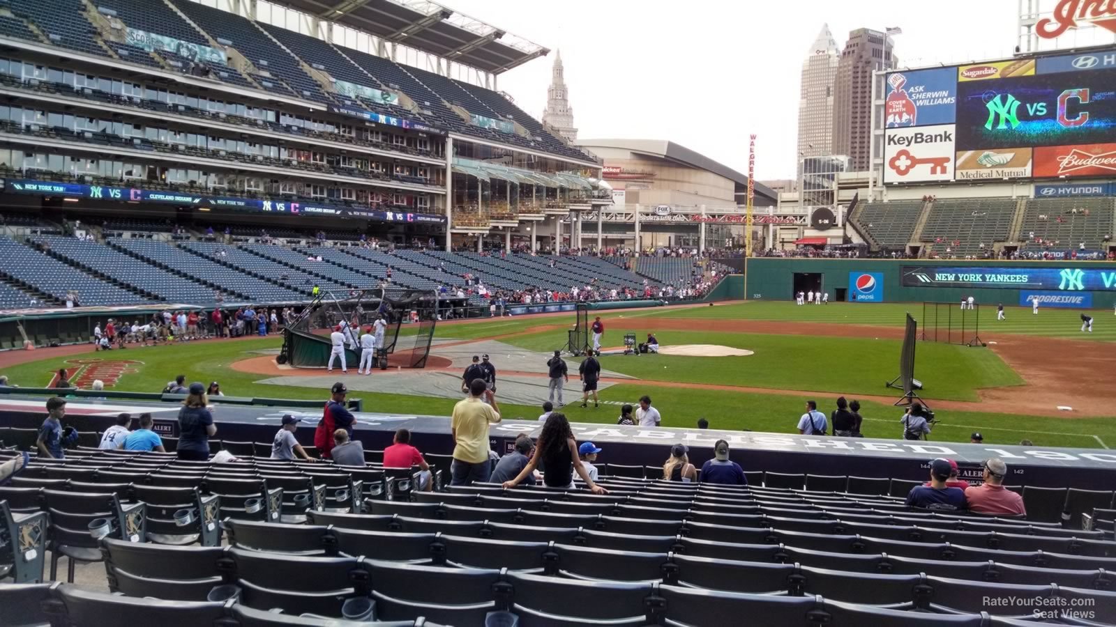 Progressive Field Seating Chart With Rows And Seat Numbers