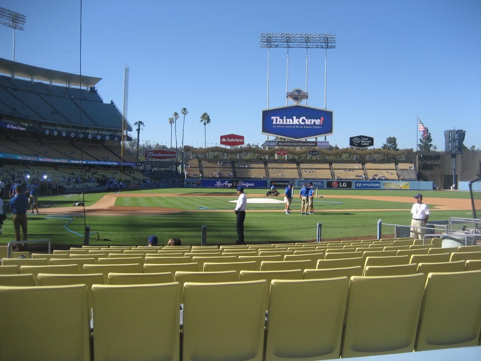 Dodger Stadium Seating Chart Preferred Field Box