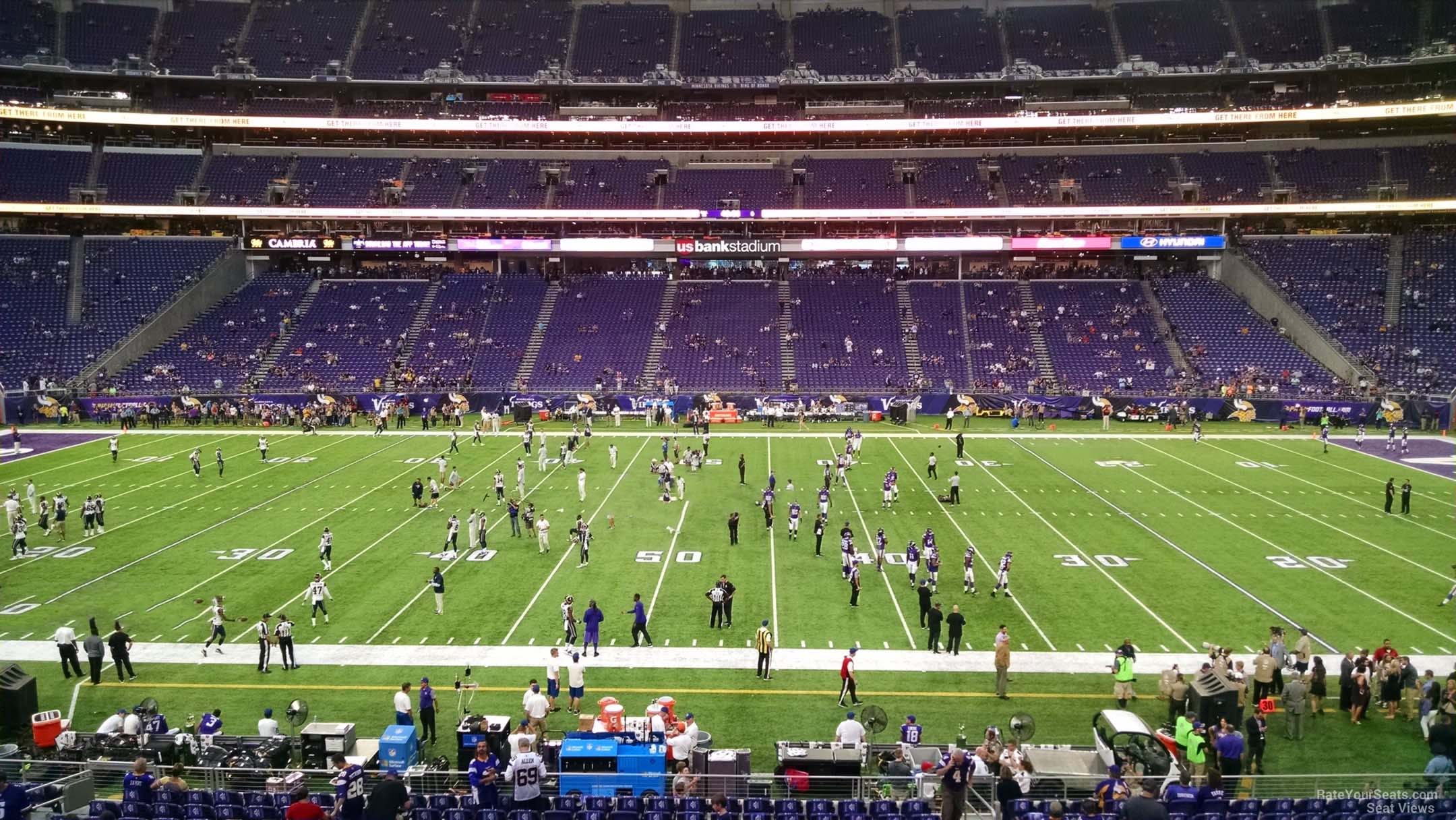 Us Bank Stadium Map Seating Chart