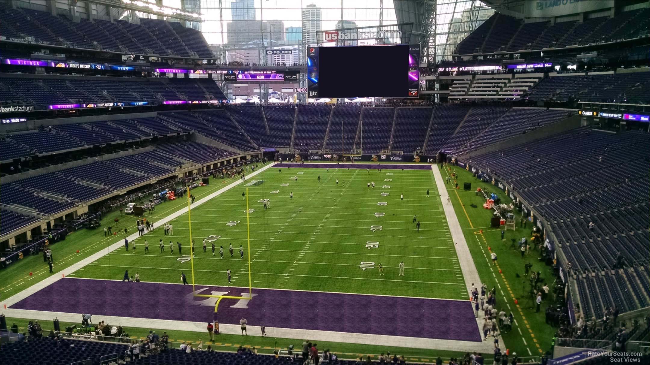 Us Bank Stadium Seating Chart With Rows And Seat Numbers