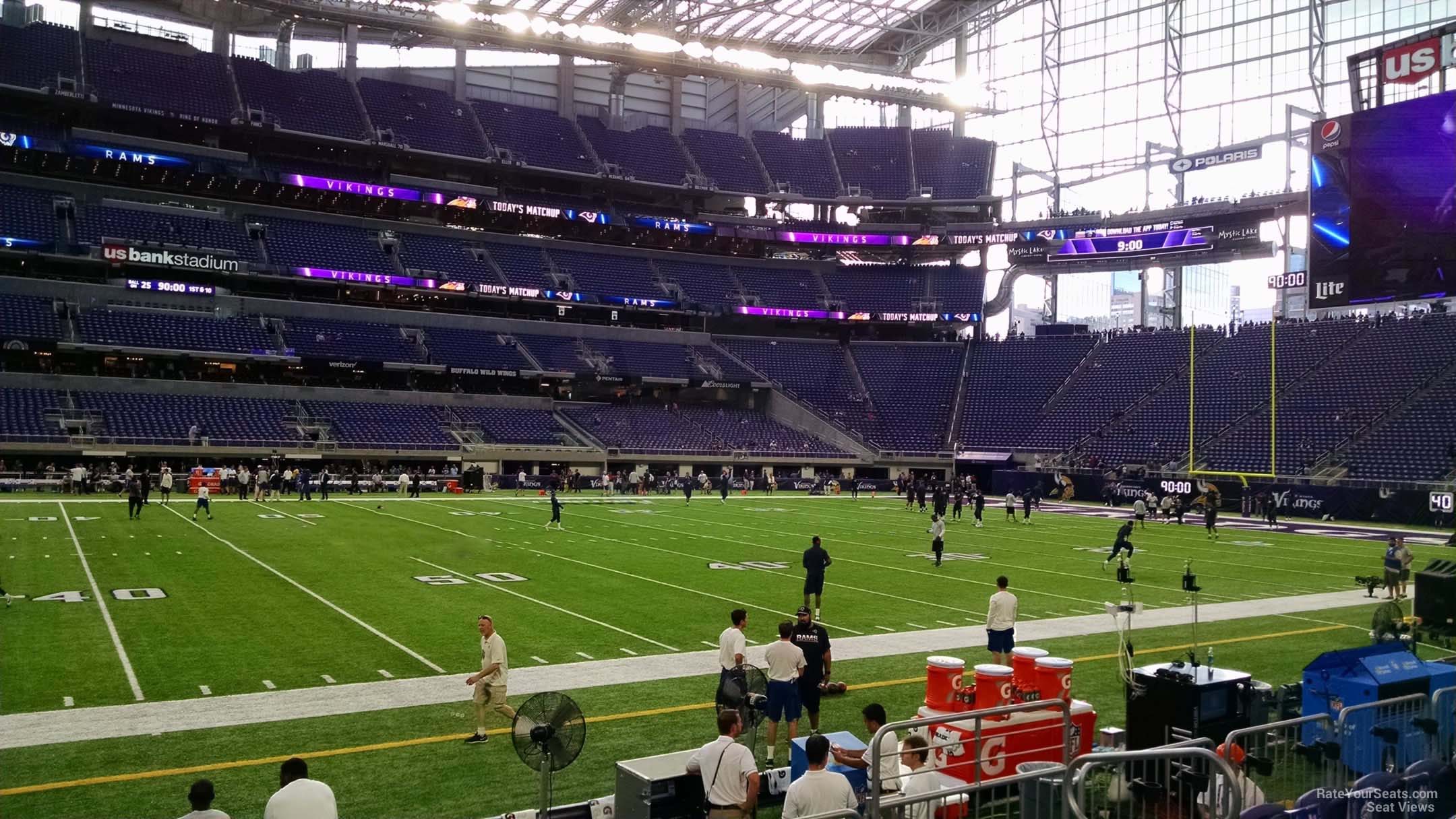 Vikings Stadium Seating Chart With Seat Numbers