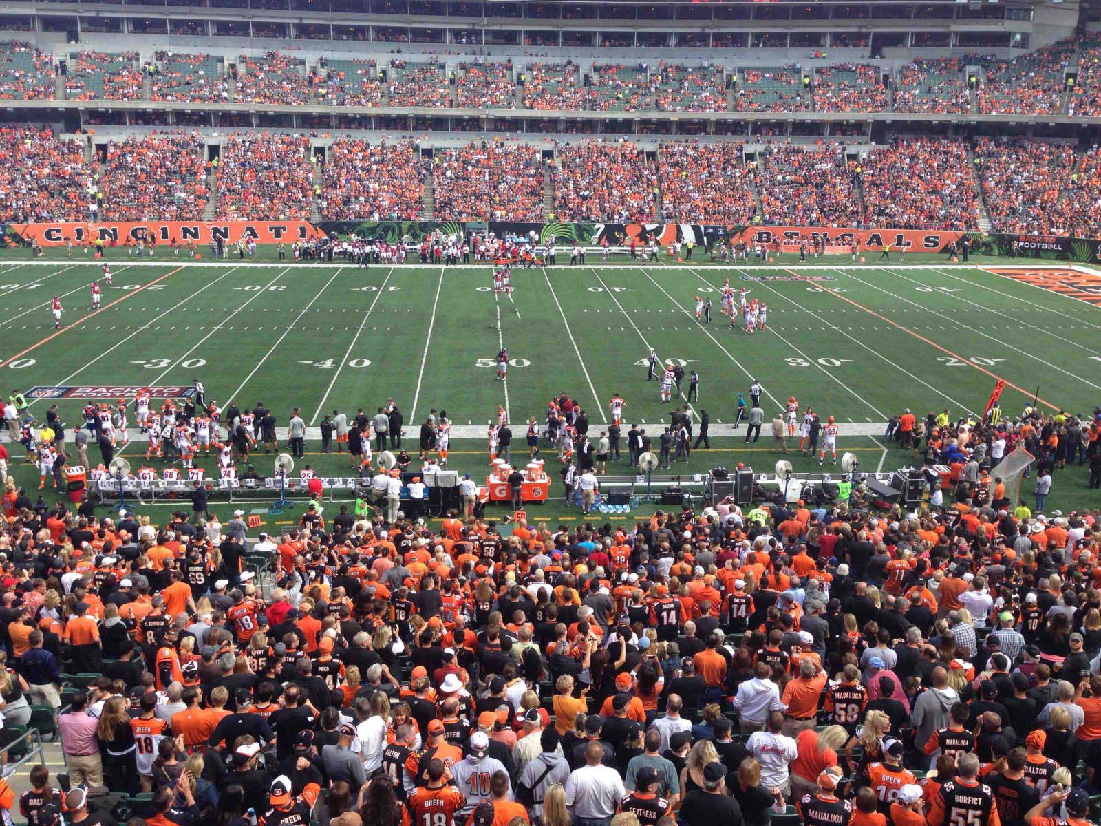 Paul Brown Stadium Interactive Seating Chart