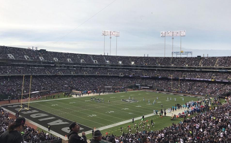 Raiders Coliseum Seating Chart