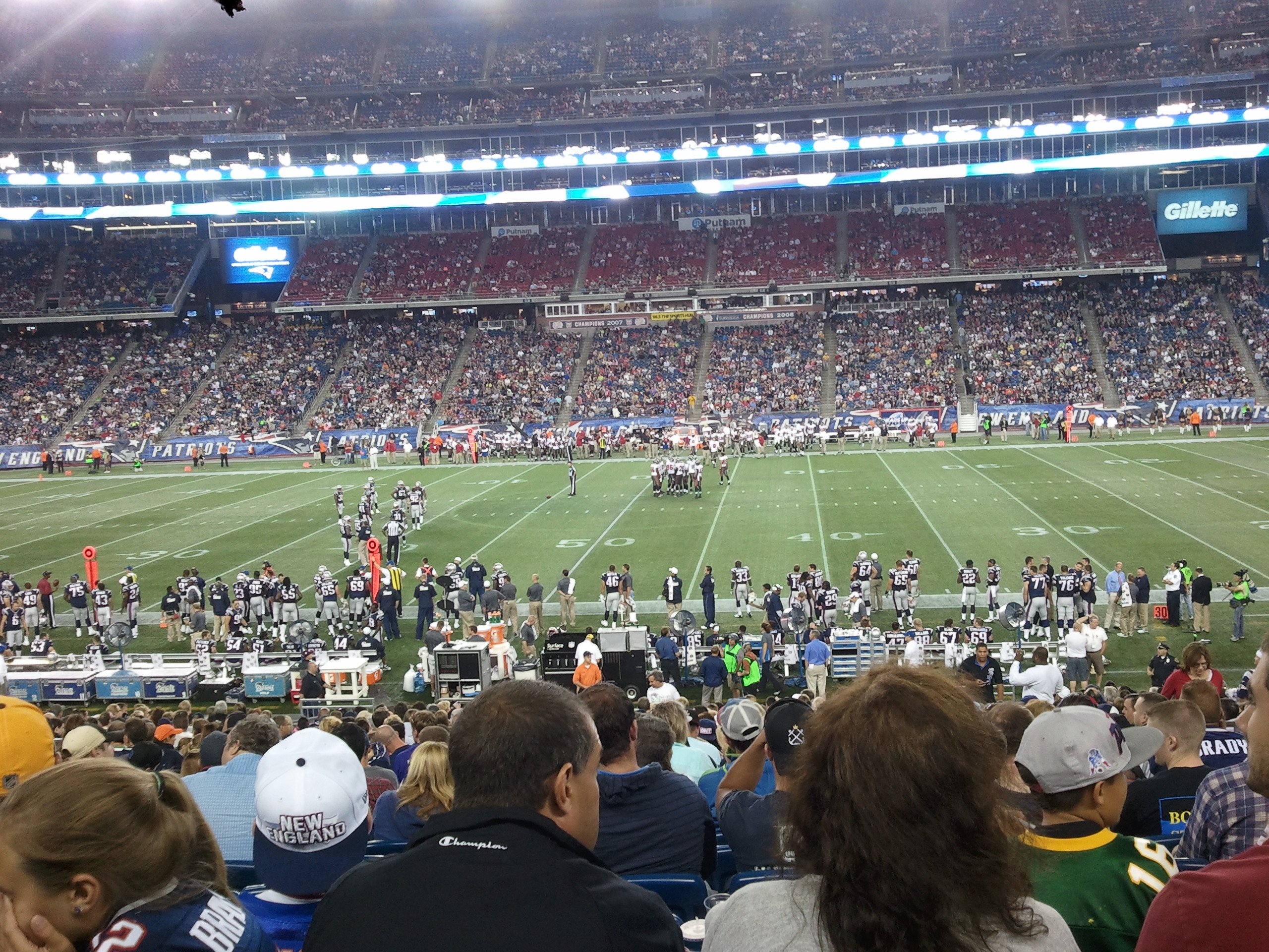 Gillette Seating Chart With Rows