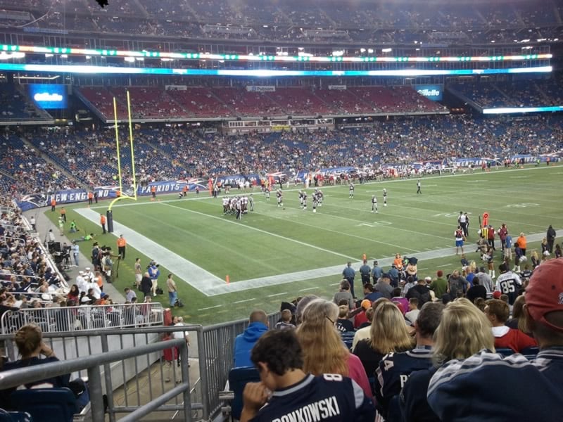 Gillette Stadium Patriots Seating Chart