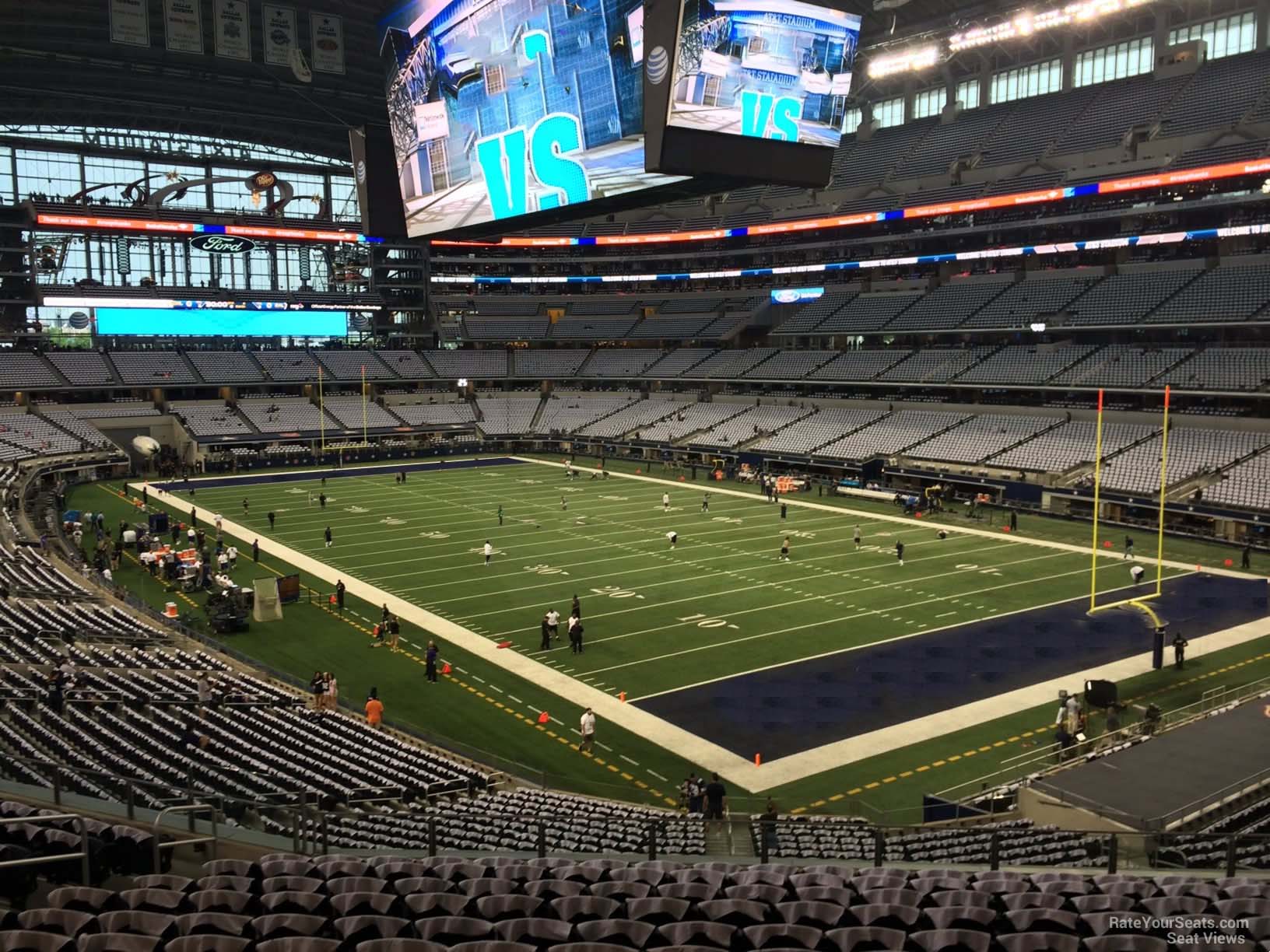 Dallas Cowboys Stadium Seat Number Chart