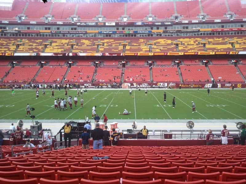 Washington Redskins Seating Chart Fedex Field