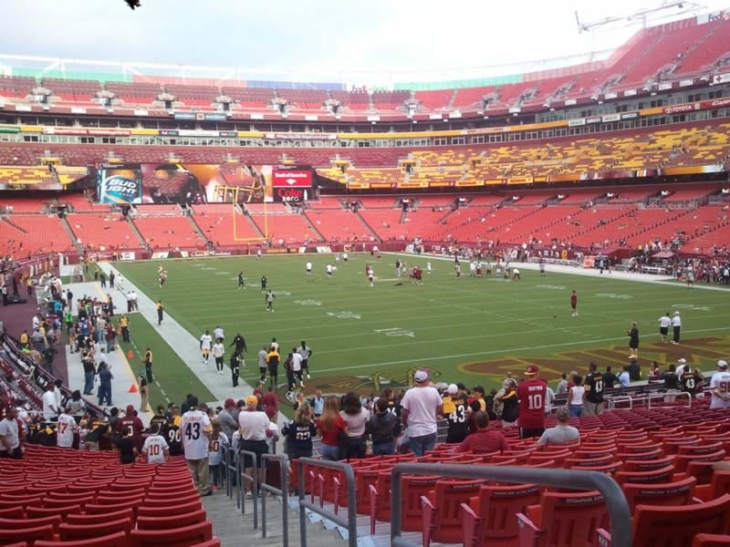 Washington Redskins Seating Chart Fedex Field