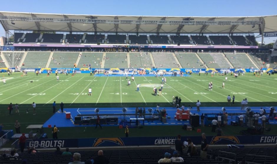 Stubhub Center Seating Chart Rows