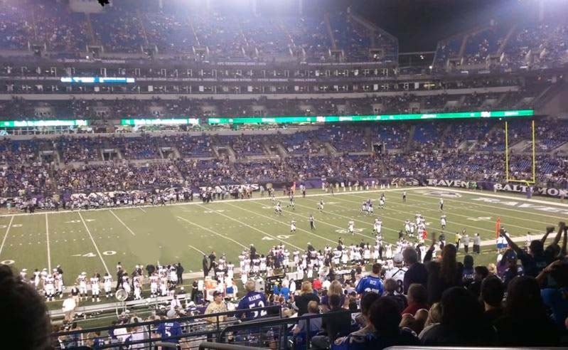 Ravens Seating Chart Seat Numbers