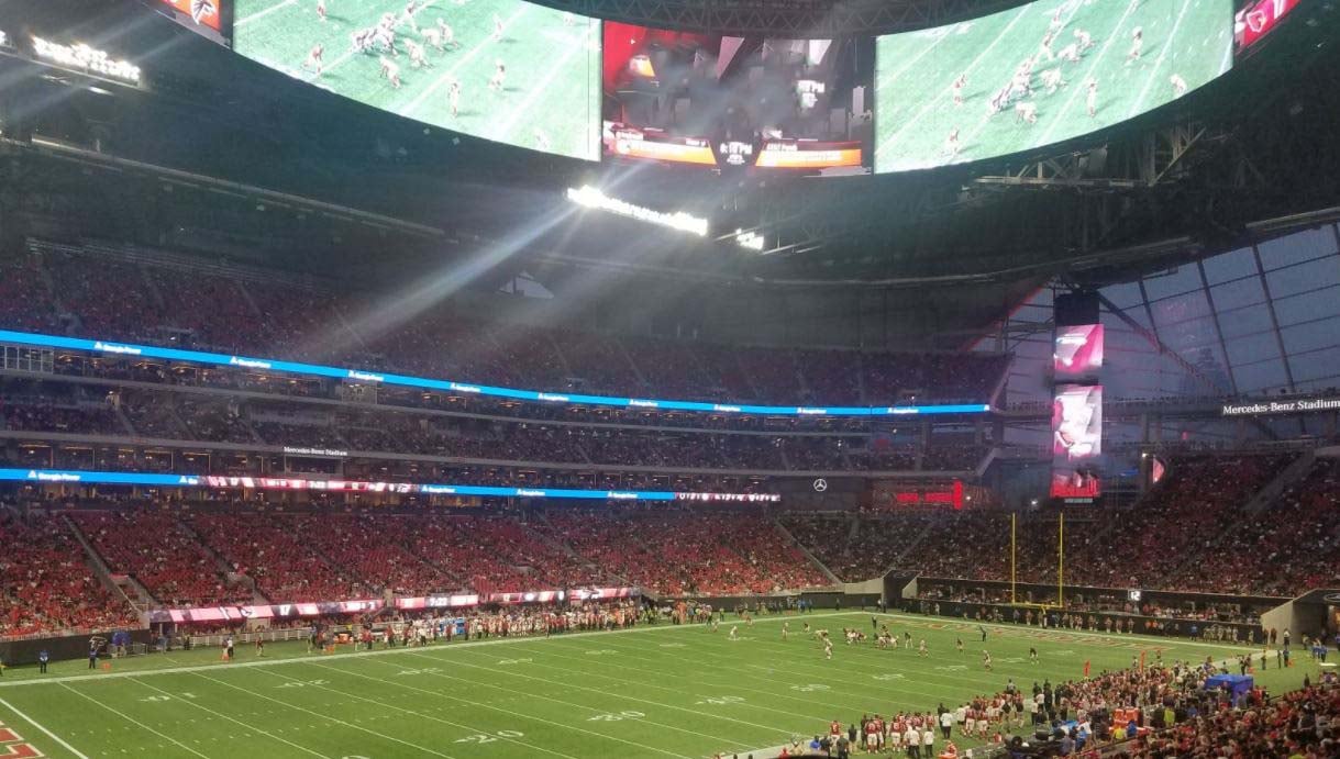 Georgia Dome Atlanta Falcons Seating Chart