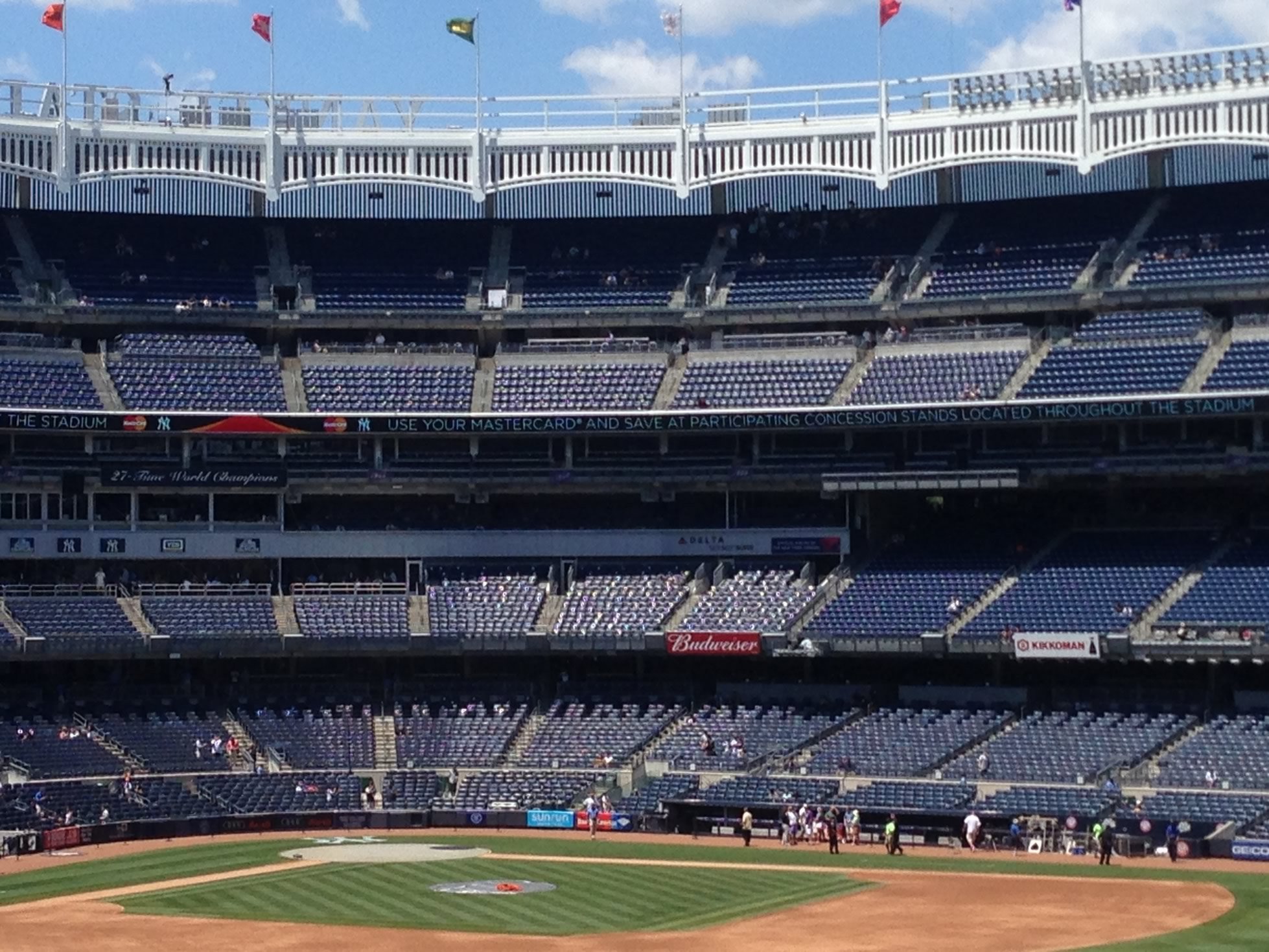 Yankee Stadium Covered Seats