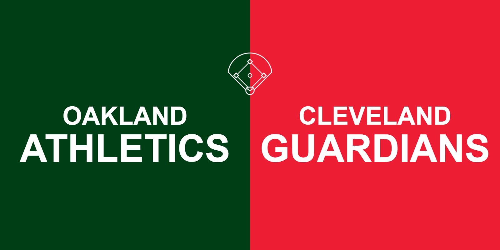 Athletics vs Guardians