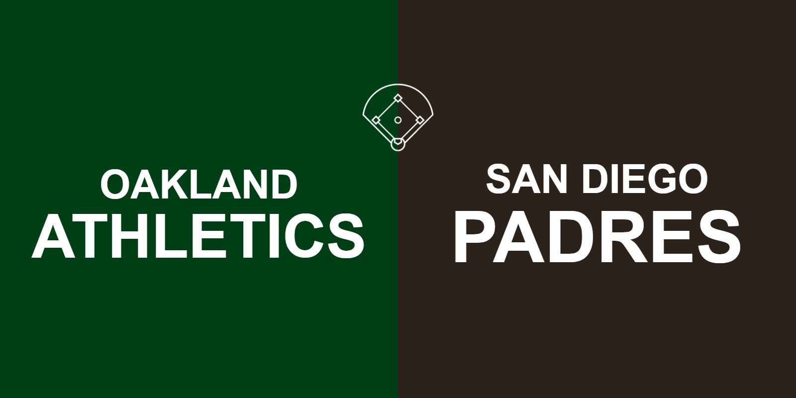 Athletics vs Padres