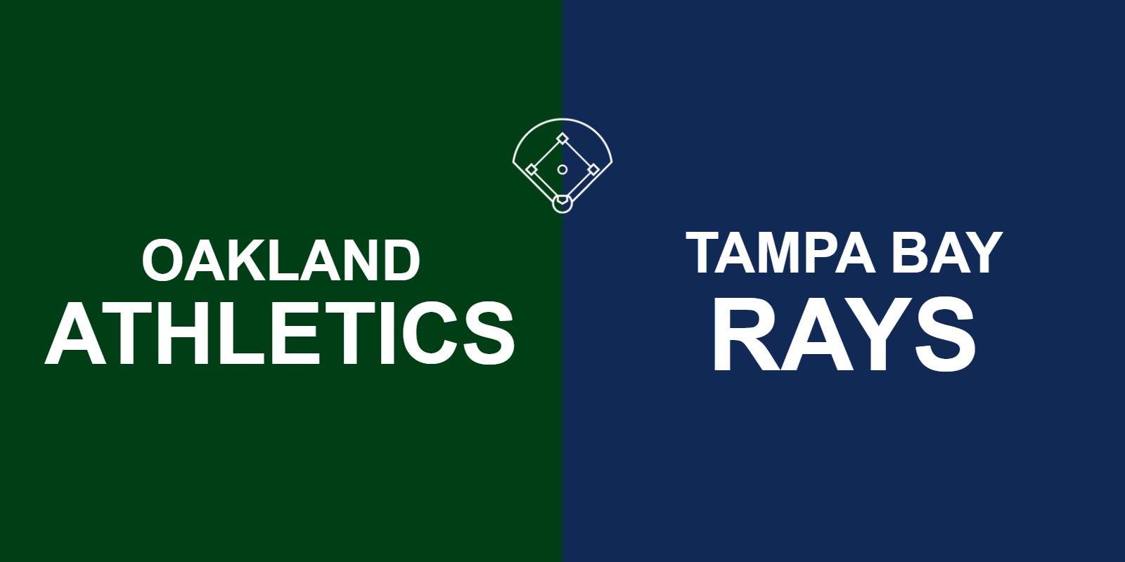 Athletics vs Rays