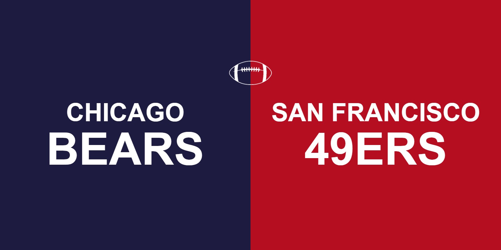 Bears vs 49ers
