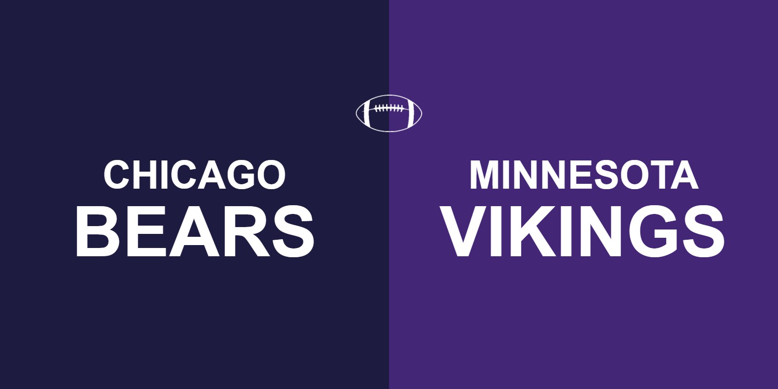 Bears vs Vikings