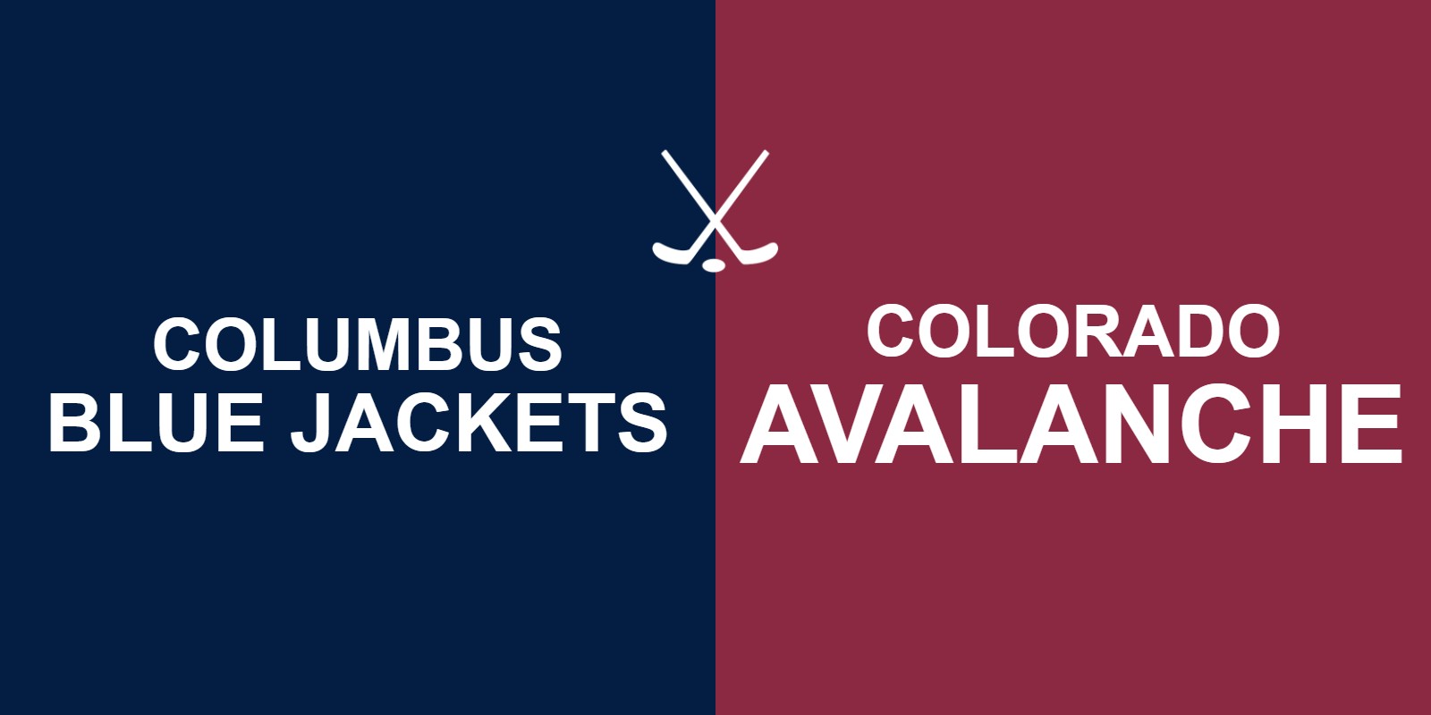 Blue Jackets vs Avalanche