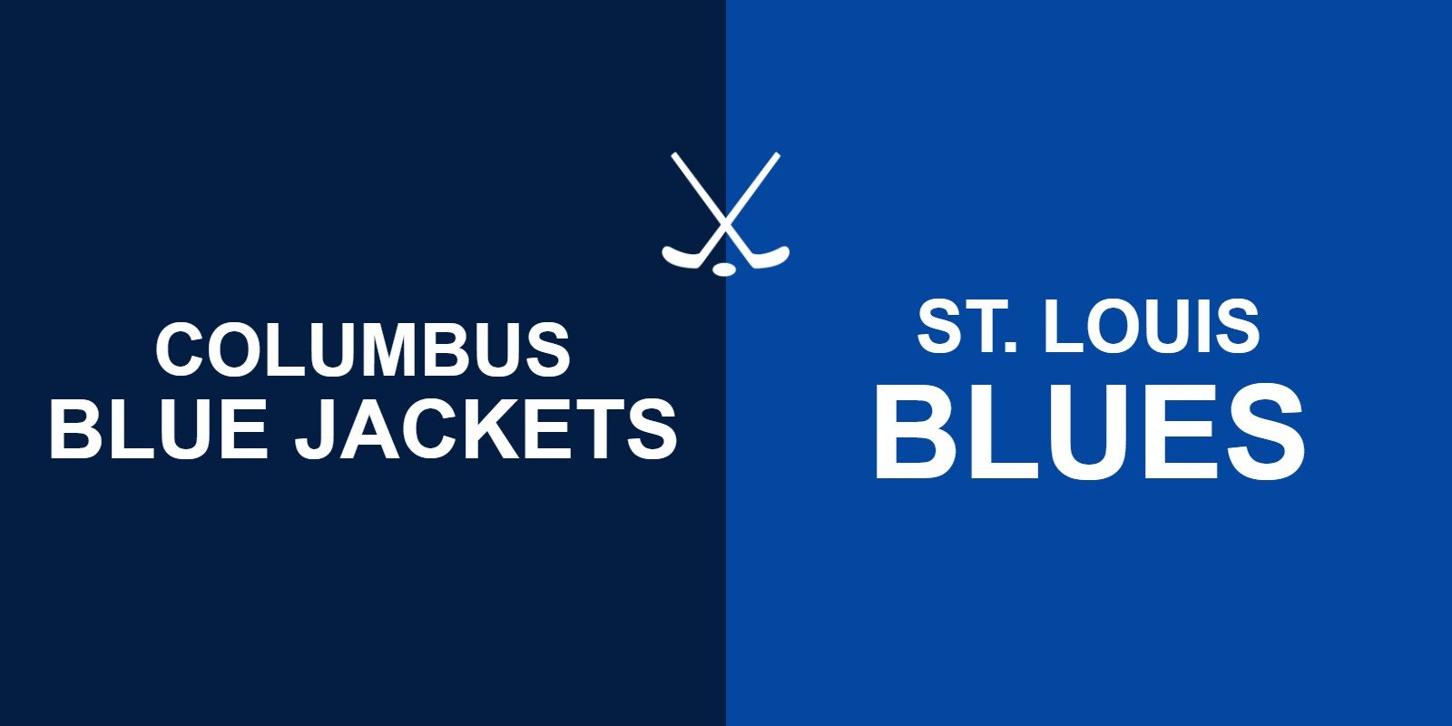 Blue Jackets vs Blues