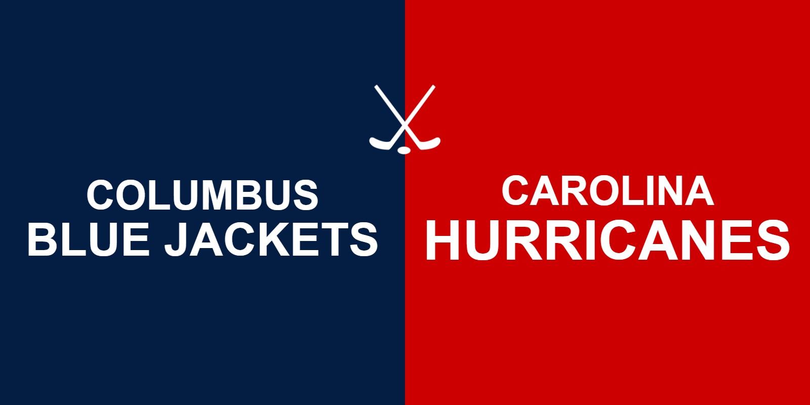 Blue Jackets vs Hurricanes