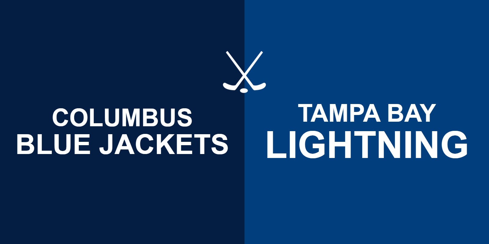 Blue Jackets vs Lightning